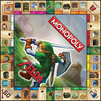Hasbro Gaming Monopol Legend of Zelda Zbiralci Izdaja Odbor Monopol Igra Družini Stranka Igre in Uganke Igrače