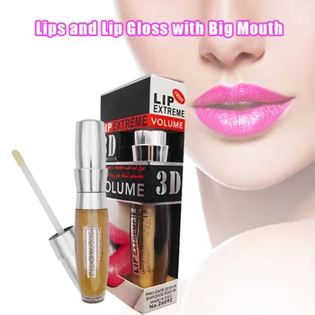 Vroče prodaje 3D Volume Shine Lipgloss Ustnice Nabrekli Tekoče Ustnice Nego Ličila Lepote Kozmetičnega